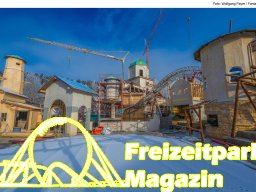 Aufbau des Themenbereichs „Sonnenbucht“ in FANTASIA (Januar 2025)